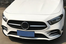 Afbeelding in Gallery-weergave laden, MERCEDES A35 A45 AMG W177 V177 voorbumper lip (04.2018-up)Design Black Edition
