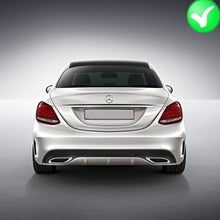Afbeelding in Gallery-weergave laden, C-Klasse c63 AMG design diffuser uitlaatdemper tips (2014-2020)