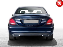 Afbeelding in Gallery-weergave laden, C-Klasse c63 AMG design diffuser uitlaatdemper tips (2014-2020)
