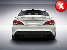 Afbeelding in Gallery-weergave laden, CLA 45 Diffuser uitlaat tips AMG shooting Brake en sedan Black editie