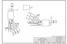 Afbeelding in Gallery-weergave laden, G-Klasse uitlaatsysteem G500 G55 G63 G65 Triple Muffler Valvetronic RVS
