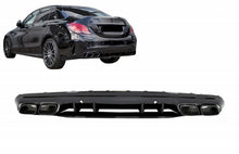 Afbeelding in Gallery-weergave laden, C63S Diffuser uitlaatstukken Black AMG-Design 2014 tot 2020