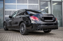 Afbeelding in Gallery-weergave laden, C63S Diffuser uitlaatstukken Black AMG-Design 2014 tot 2020