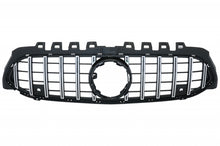 Afbeelding in Gallery-weergave laden, Central Grille Mercedes A-Klasse W177 Hatchback / V177 Sedan (04.2018-) GT-R Panamericana Design Zwart / Chroom