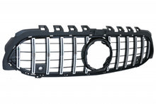 Afbeelding in Gallery-weergave laden, Central Grille Mercedes A-Klasse W177 Hatchback / V177 Sedan (04.2018-) GT-R Panamericana Design Zwart / Chroom