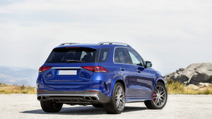 Mercedes GLE 63 ombouw diffuser uitlaatstukken