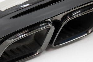 C63S Diffuser uitlaat stukken AMG-Design Black edition