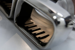 C63S Diffuser uitlaat stukken chrome AMG-Design 2014 tot 2020 sedan