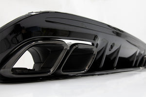 C63S Diffuser uitlaatstukken Black AMG-Design 2014 tot 2020